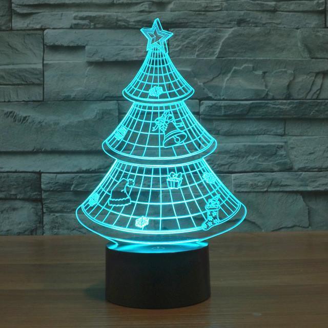 Xmas Tree 3D illusion lamp