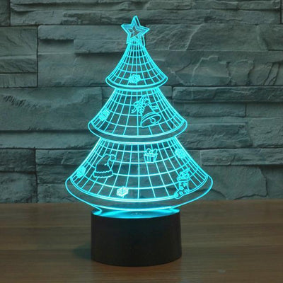 Xmas Tree 3D illusion lamp
