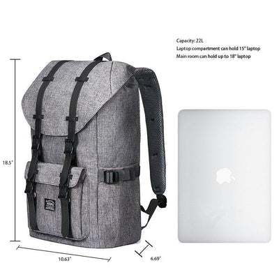 Grey/Black Backpack