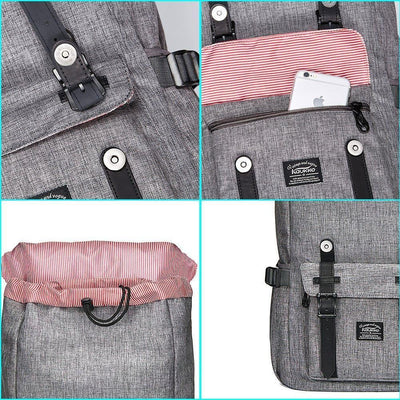 Grey/Black Backpack