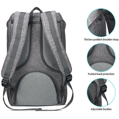 Grey/Black Backpack