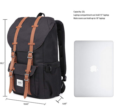 Black/Brown Backpack