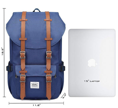 Navy/Brown Backpack