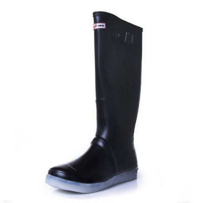 Ladies Light up Flashez Wellies - Black
