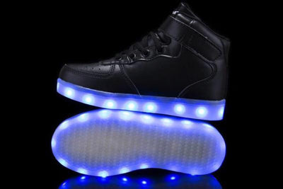 Infants Flash Wear Black High Tops