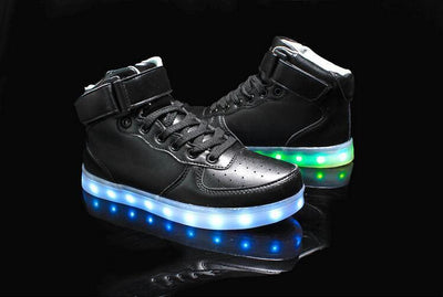 Infants Flash Wear Black High Tops
