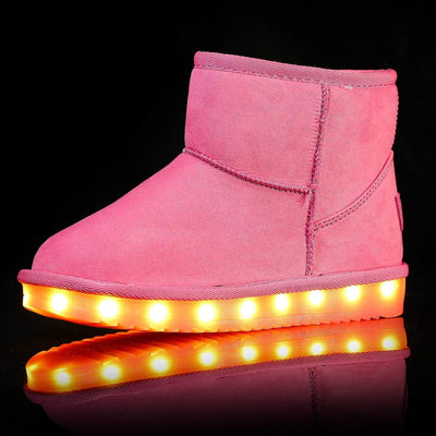Flash Wear LED Pink Mini Boots