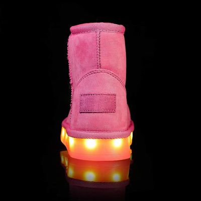 Flash Wear LED Pink Mini Boots