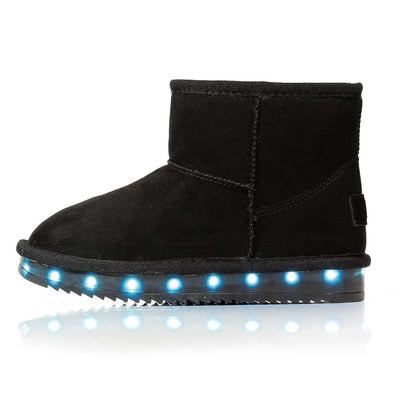 Infants Flash Wear Black Mini Boots