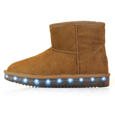 Flash Wear LED Chestnut Mini Boots