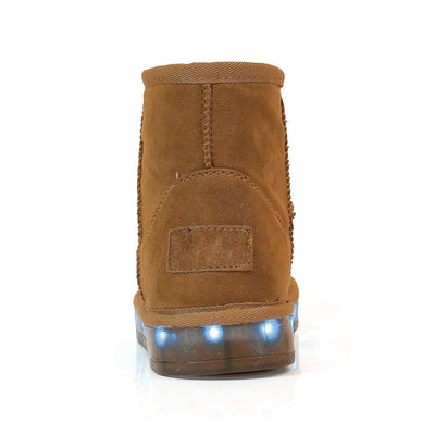 Flash Wear LED Chestnut Mini Boots