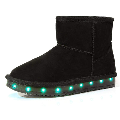 Infants Flash Wear Black Mini Boots