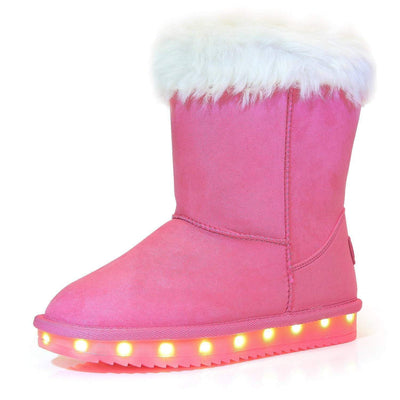 Flash Wear LED Pink Calf Boots