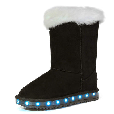 Infants Flash Wear Black Calf Boots