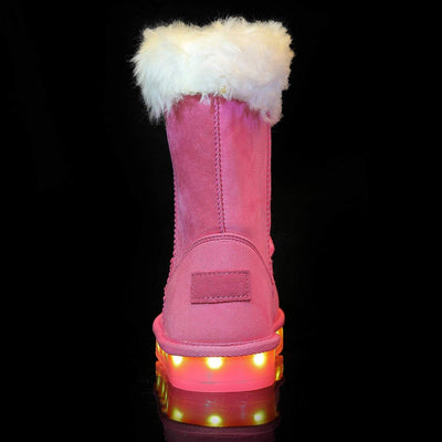 Flash Wear LED Pink Calf Boots