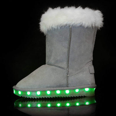 Infants Flash Wear Grey Calf Boots