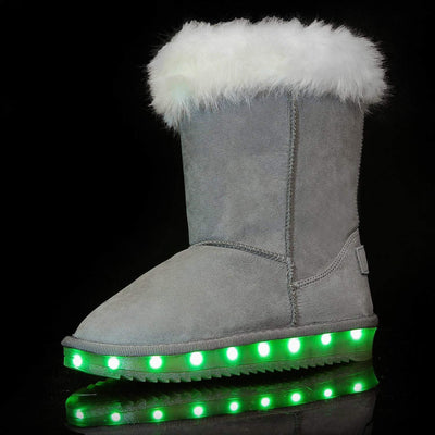 Infants Flash Wear Grey Calf Boots