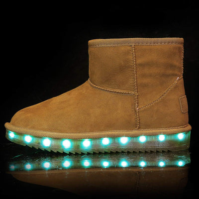 Flash Wear LED Chestnut Mini Boots