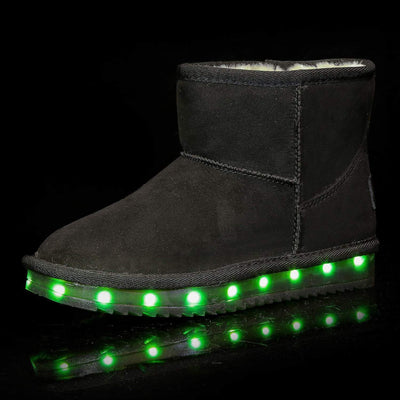 Infants Flash Wear Black Mini Boots