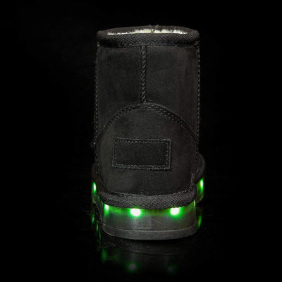 Infants Flash Wear Black Mini Boots