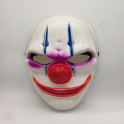 Light up Flash Mask Crazy Clown