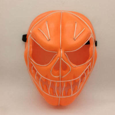 Light up Flash Mask Pumpkin