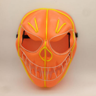 Light up Flash Mask Pumpkin