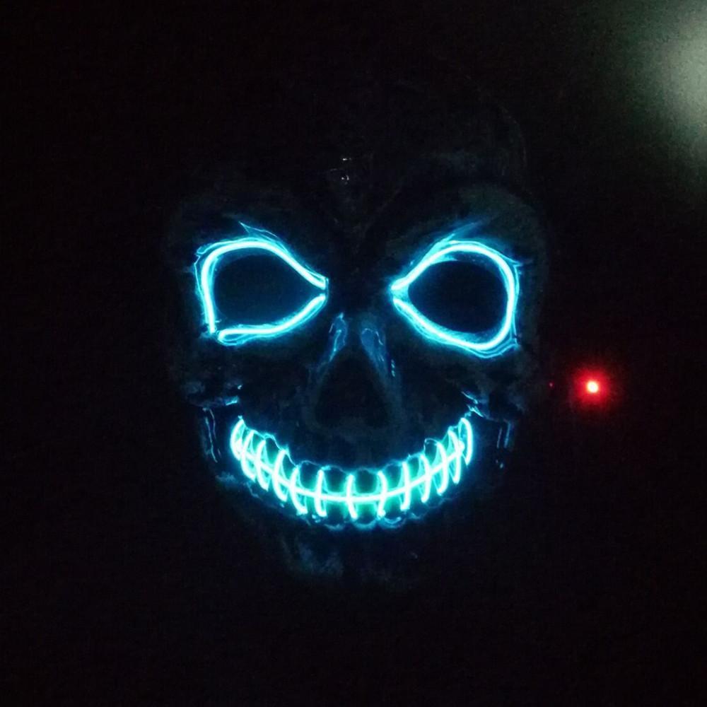 Light up Flash Mask Skull