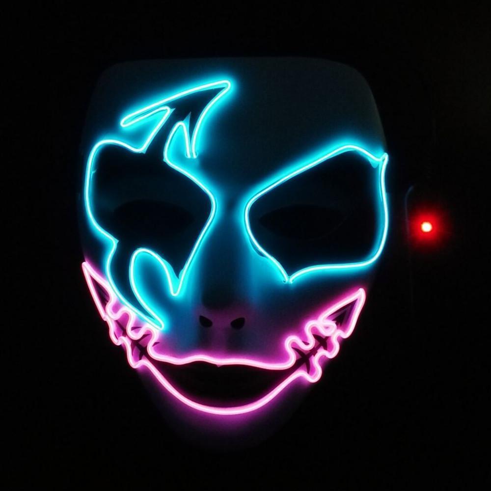 Light up Flash Mask Joker Face