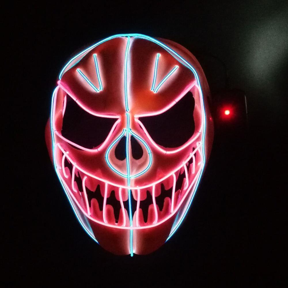 Light up Flash Mask Pumpkin