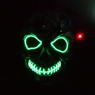 Light up Flash Mask Skull