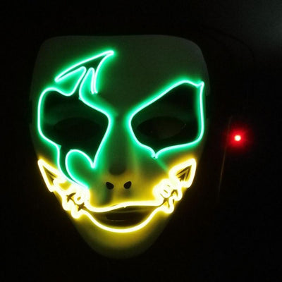 Light up Flash Mask Joker Face