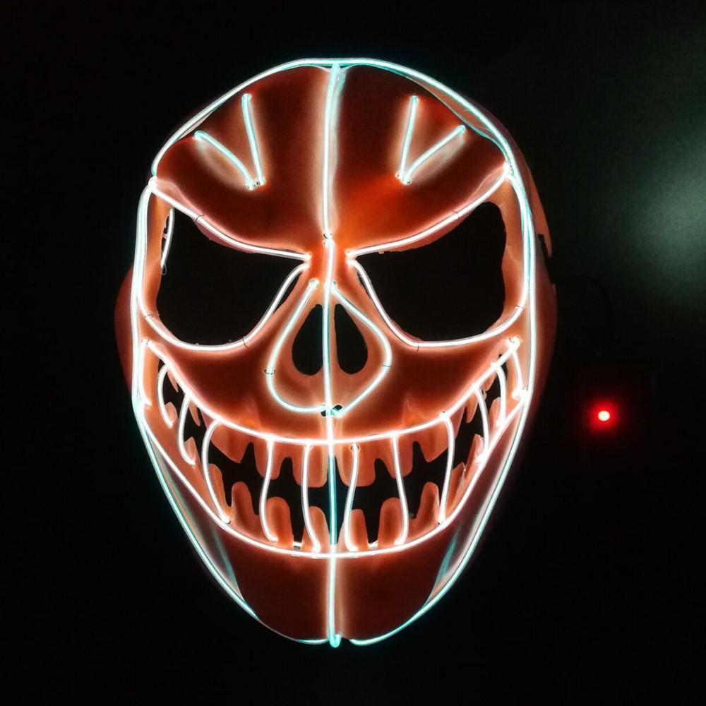 Light up Flash Mask Pumpkin