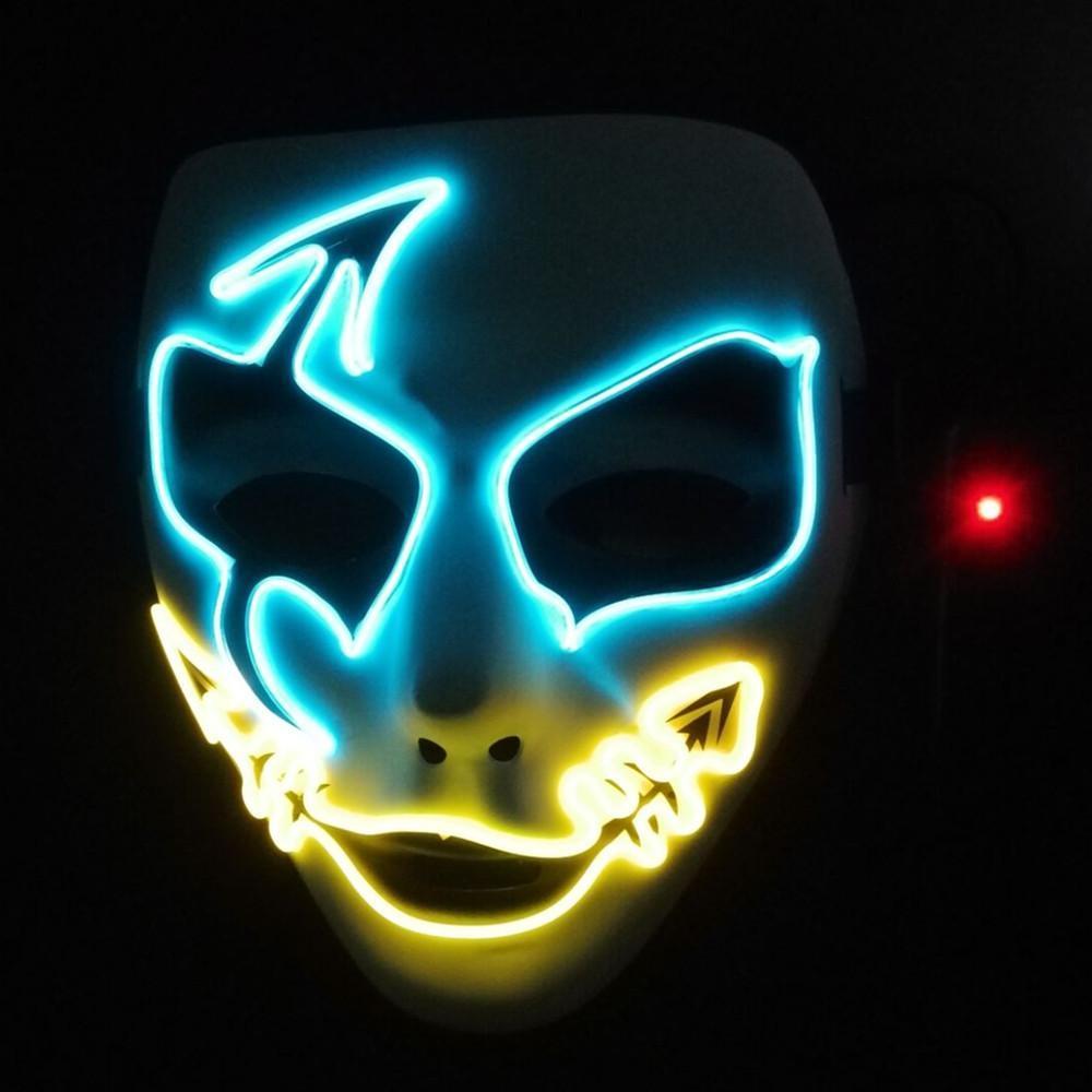 Light up Flash Mask Joker Face