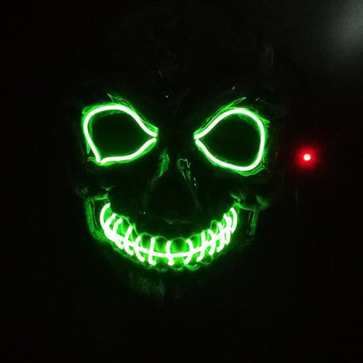 Light up Flash Mask Skull