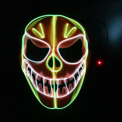 Light up Flash Mask Pumpkin