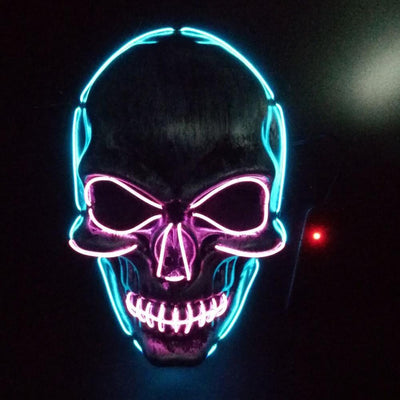 Light up Flash Mask Skeleton