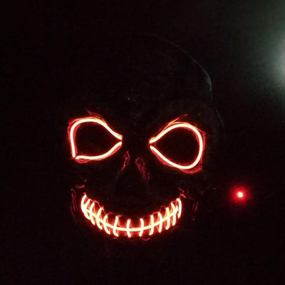 Light up Flash Mask Skull