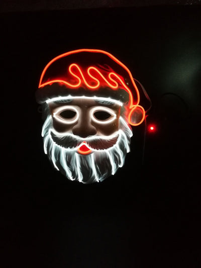 Light up Flash Mask Santa Slayer