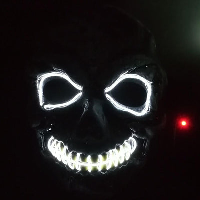 Light up Flash Mask Skull