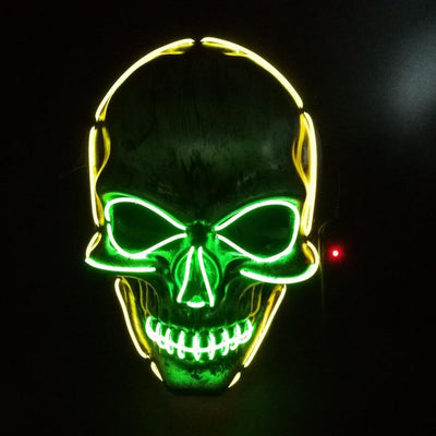 Light up Flash Mask Skeleton