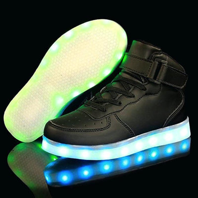 Infants Flash Wear Black High Tops