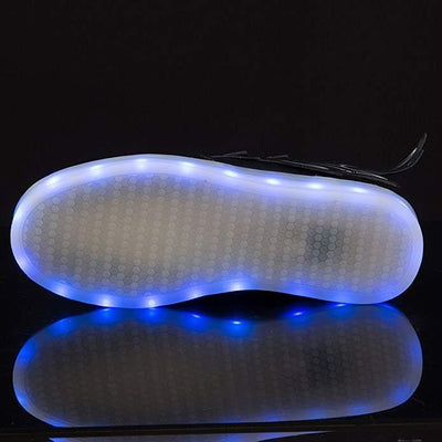 Flashez Black - LED Thunder Kids Shoes