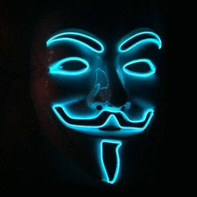 Light up Anonymous Masks