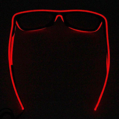 Light up LED Glasses - Red