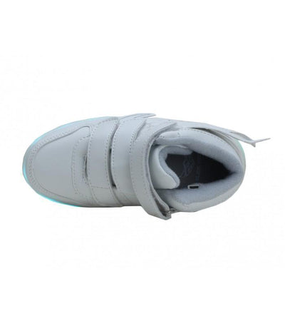 Kids White Flashez Thunder LED Shoes | Trainers Light Up | UK