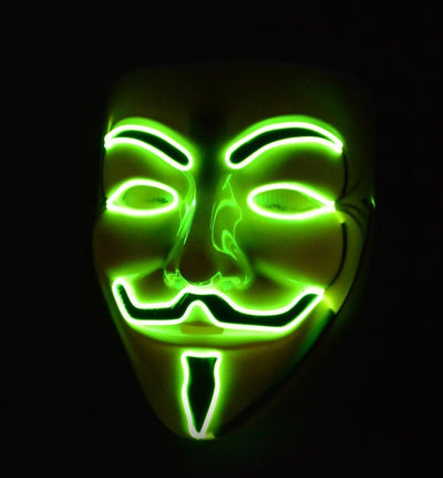 Anonymous LED Light up Masks | V for Vendetta | UK Brand