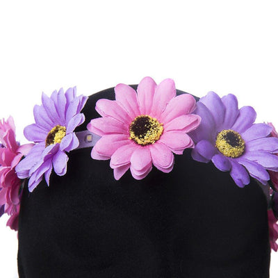 Light up Boho Headband Pink/Purple