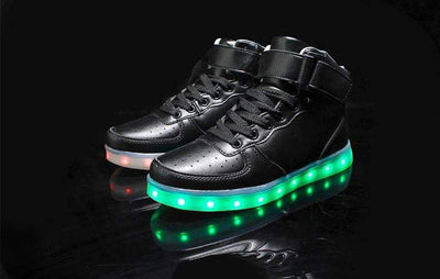 Infants Flash Wear Black High Tops