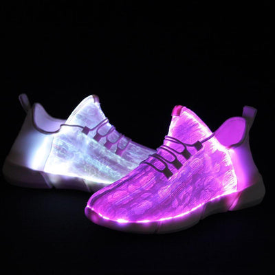 Flash Wear Fibre Optic Trainers Led